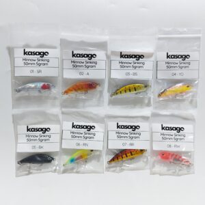 Kasago Umpan Pancing Lure Minnow Sinking 50 mm / 5 gram